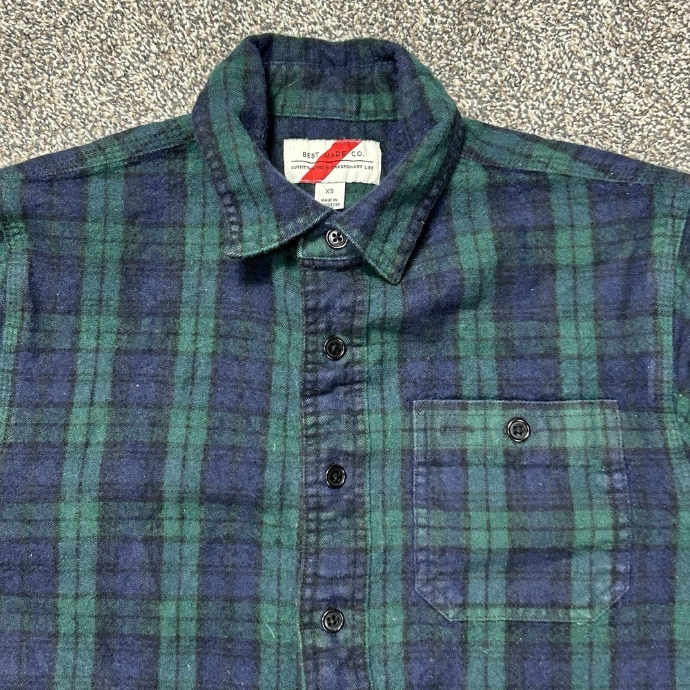 Best Made Company Co. Wool Blend Portuguese Button Up Long Sleeve Shirt Mens XS - Picture 3 of 14